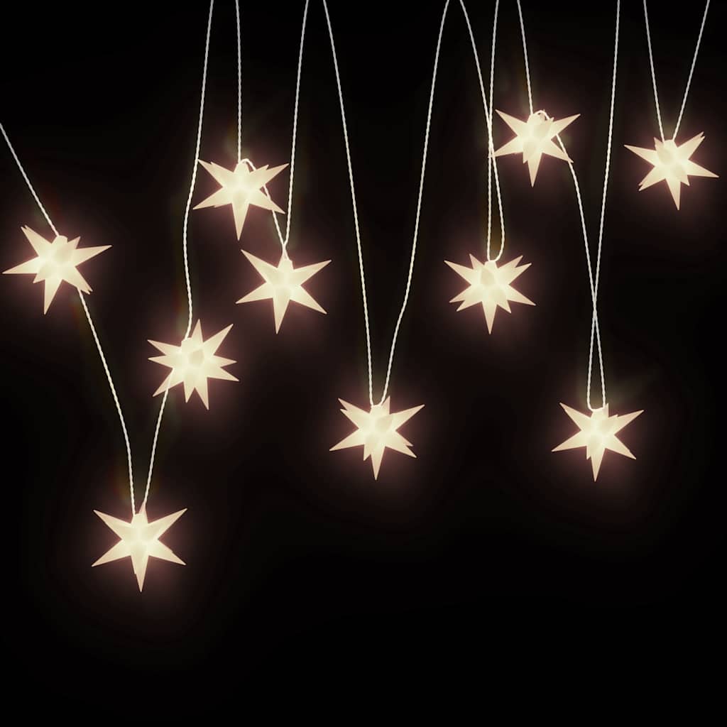 LED Christmas star with 10 LEDs, 10 cm