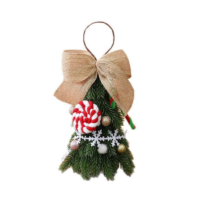 Mini Christmas Tree Ornaments Diy Christmas Decorations Home Bedroom Party Decorations Desktop Children New Year Christmas Gift