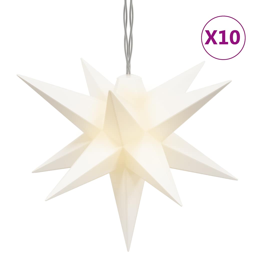 LED Christmas star with 10 LEDs, 10 cm