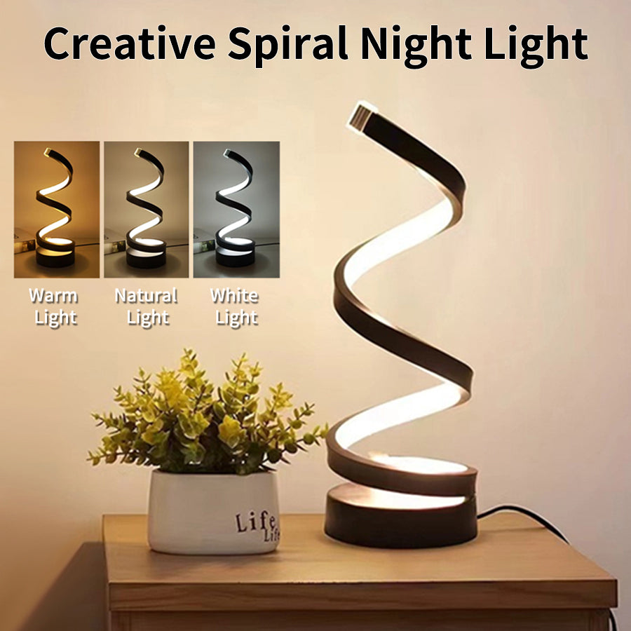 VOYDX CREATIVE SPIRAL LED NIGHT LAMP