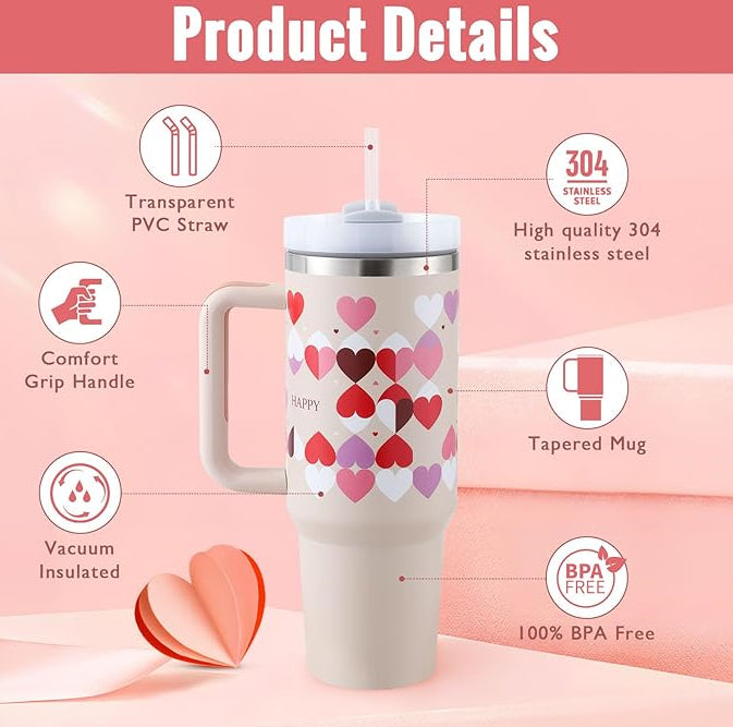 PREMIUM STAINLESS STEEL VACUUM TUMBLER - LEAK PROOF INSULATED TRAVEL CUP